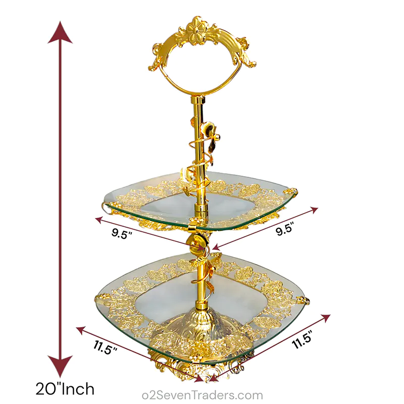 Royal Vine Two-Tier Platter