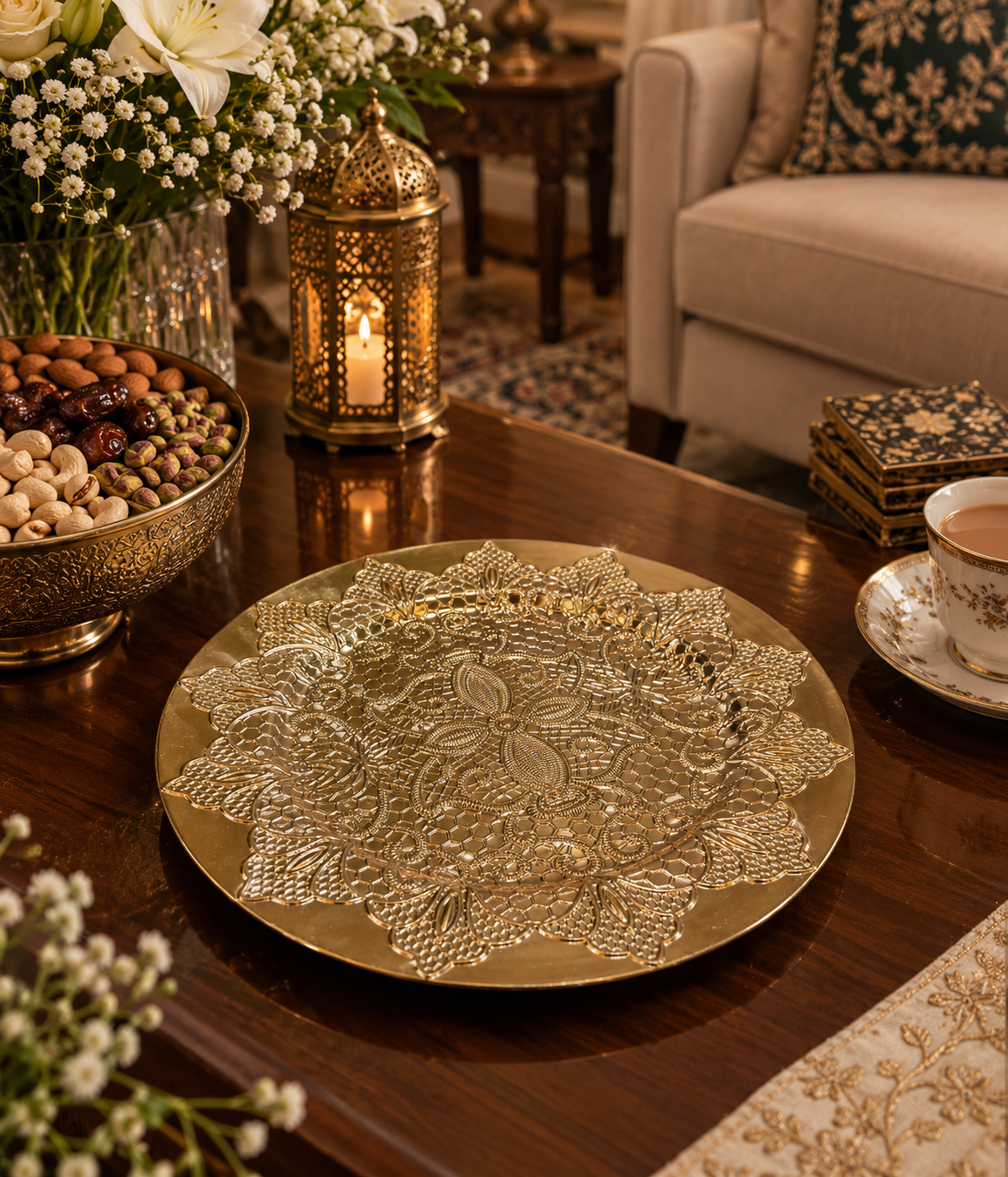 Imperial Embosed Serving Platter