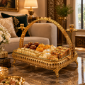 Royal Lotus Glass Tray