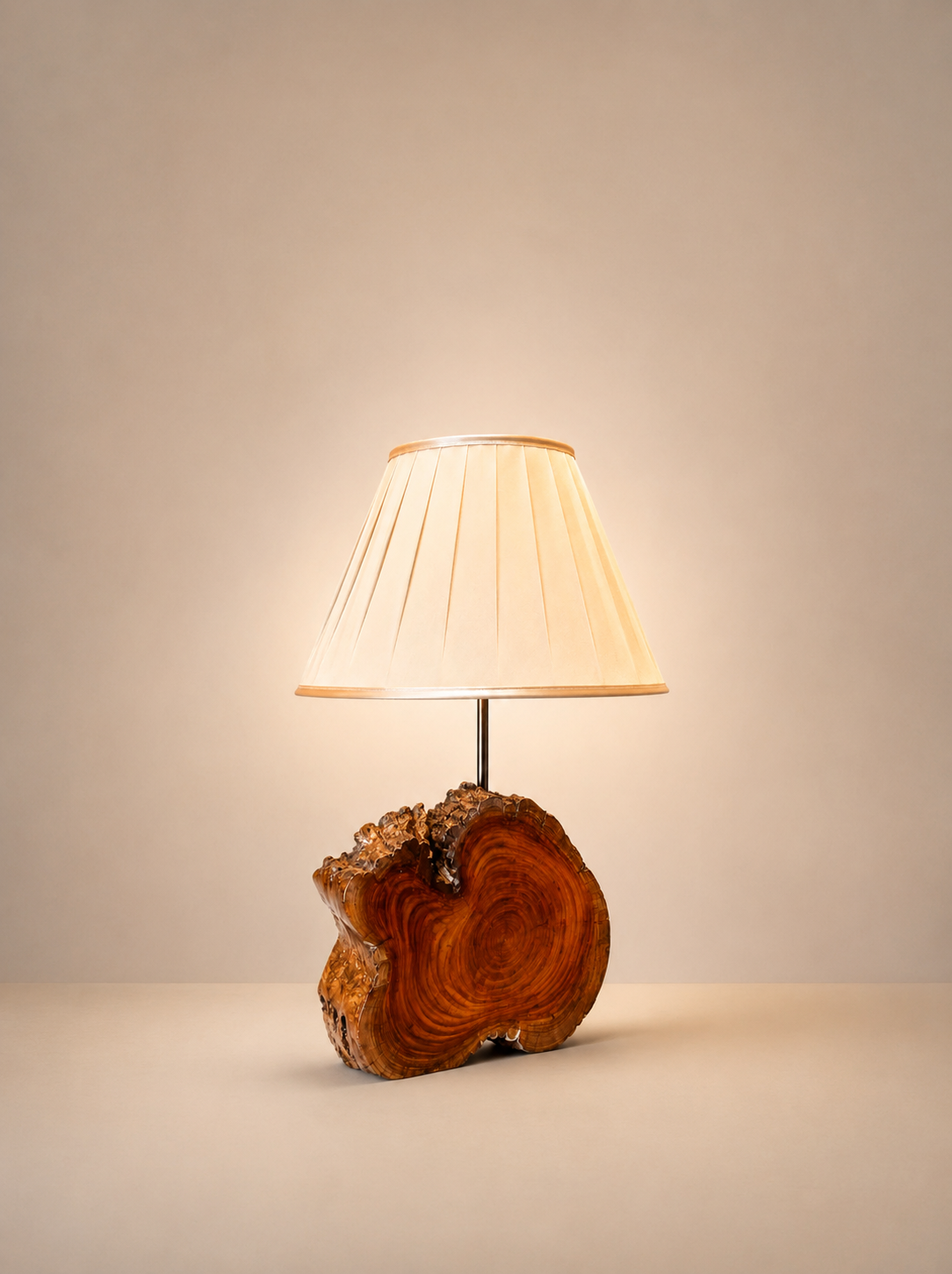 Heartwood — Wooden Slab Lamp