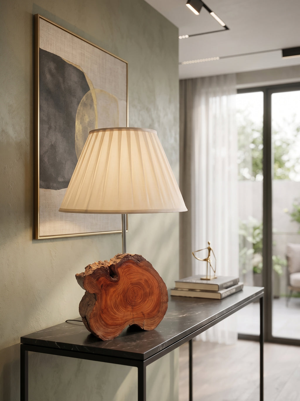 Heartwood — Wooden Slab Lamp
