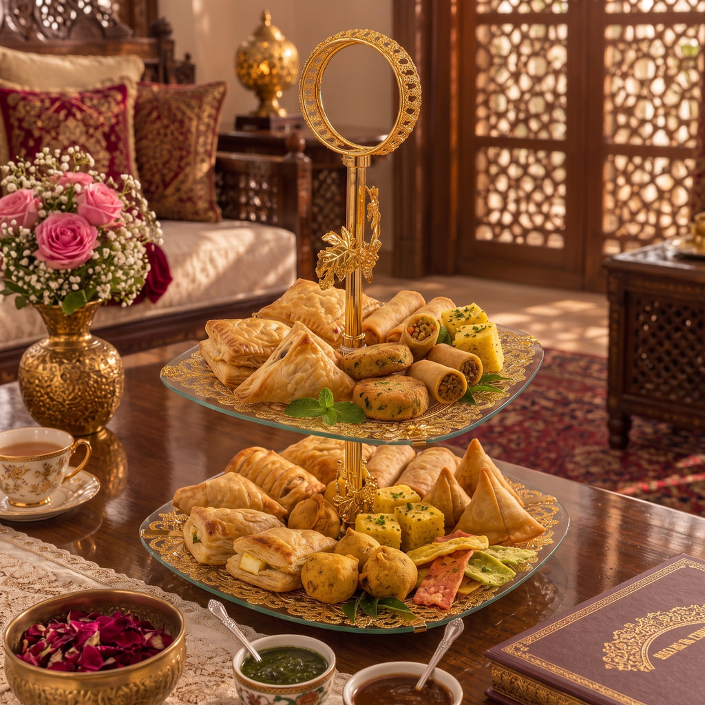 Royal Vine Two-Tier Platter