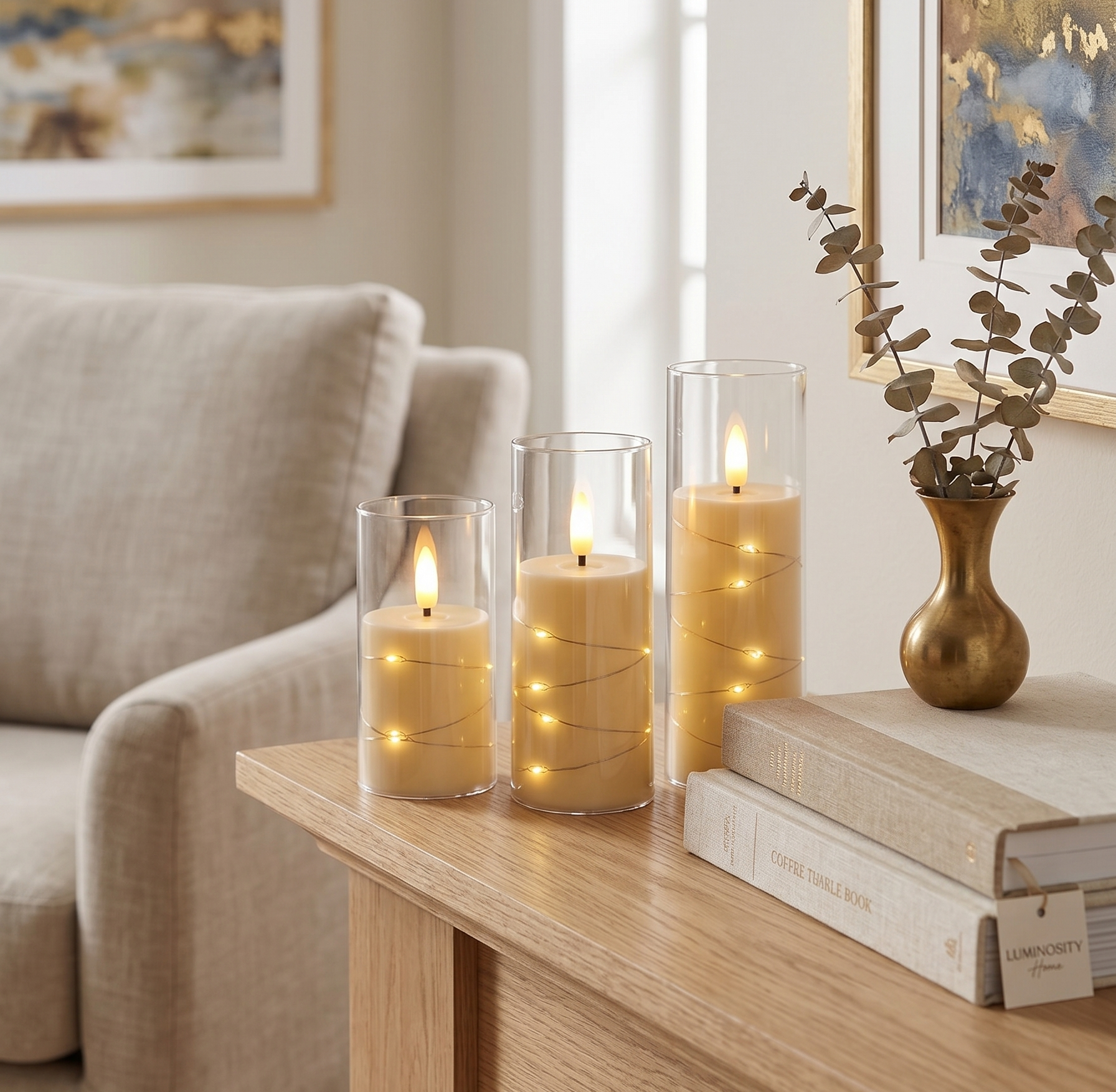 AeroGlow Fairy Candles-Set of 3