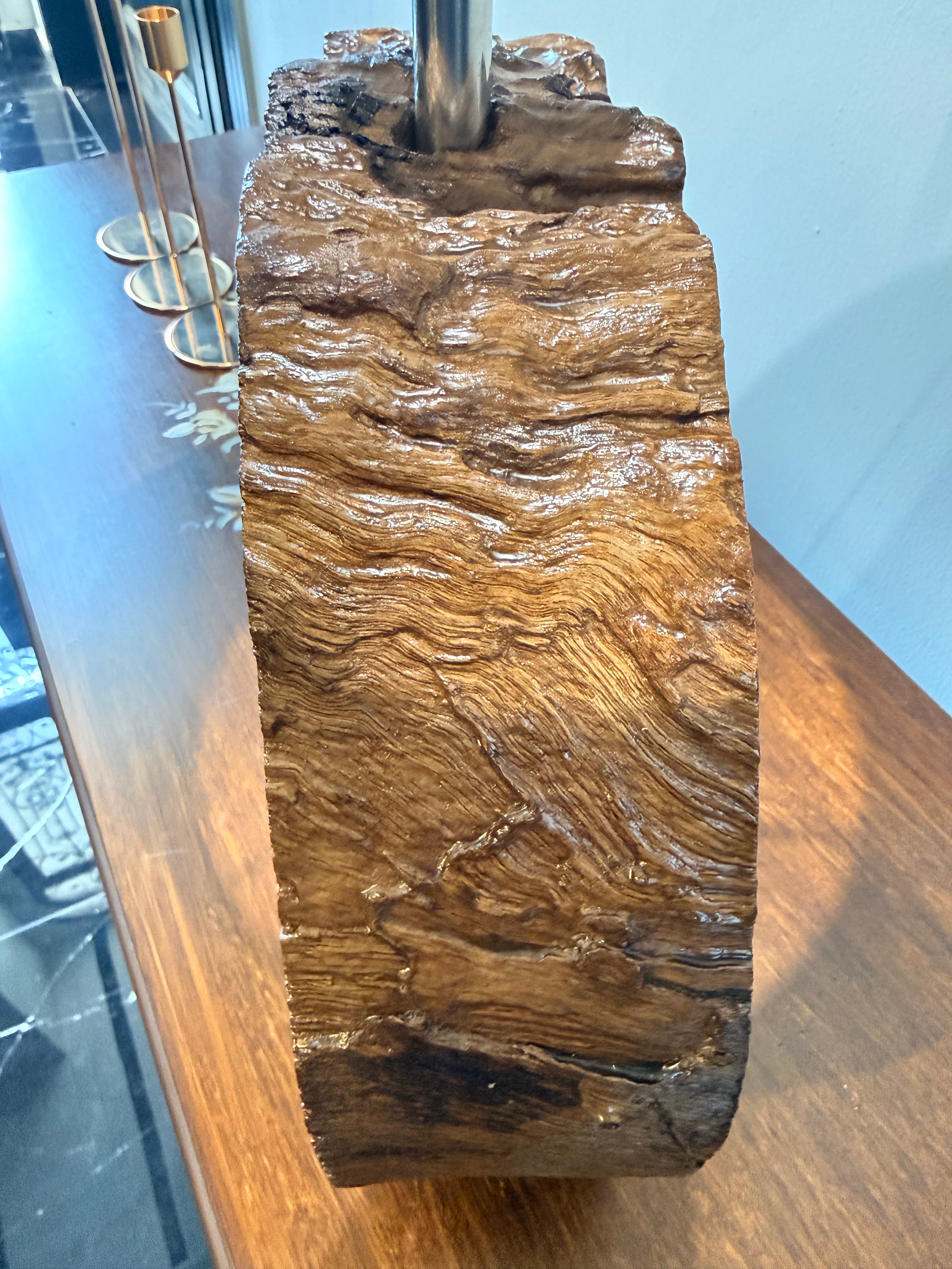 Heartwood — Wooden Slab Lamp