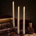 Spiral Flameless LED Candles Set 1 2 Spiral Flameless LED Candles Set